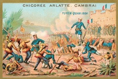 Siege of Tuyen Quang, Indochina, Sino-French War, 1884 by French School